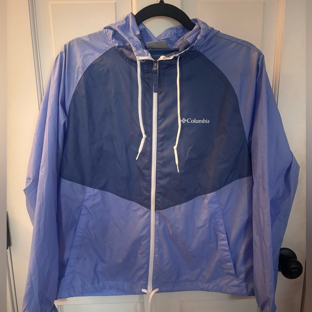 Columbia Blue Purple Woman’s Jacket- Medium- Like New